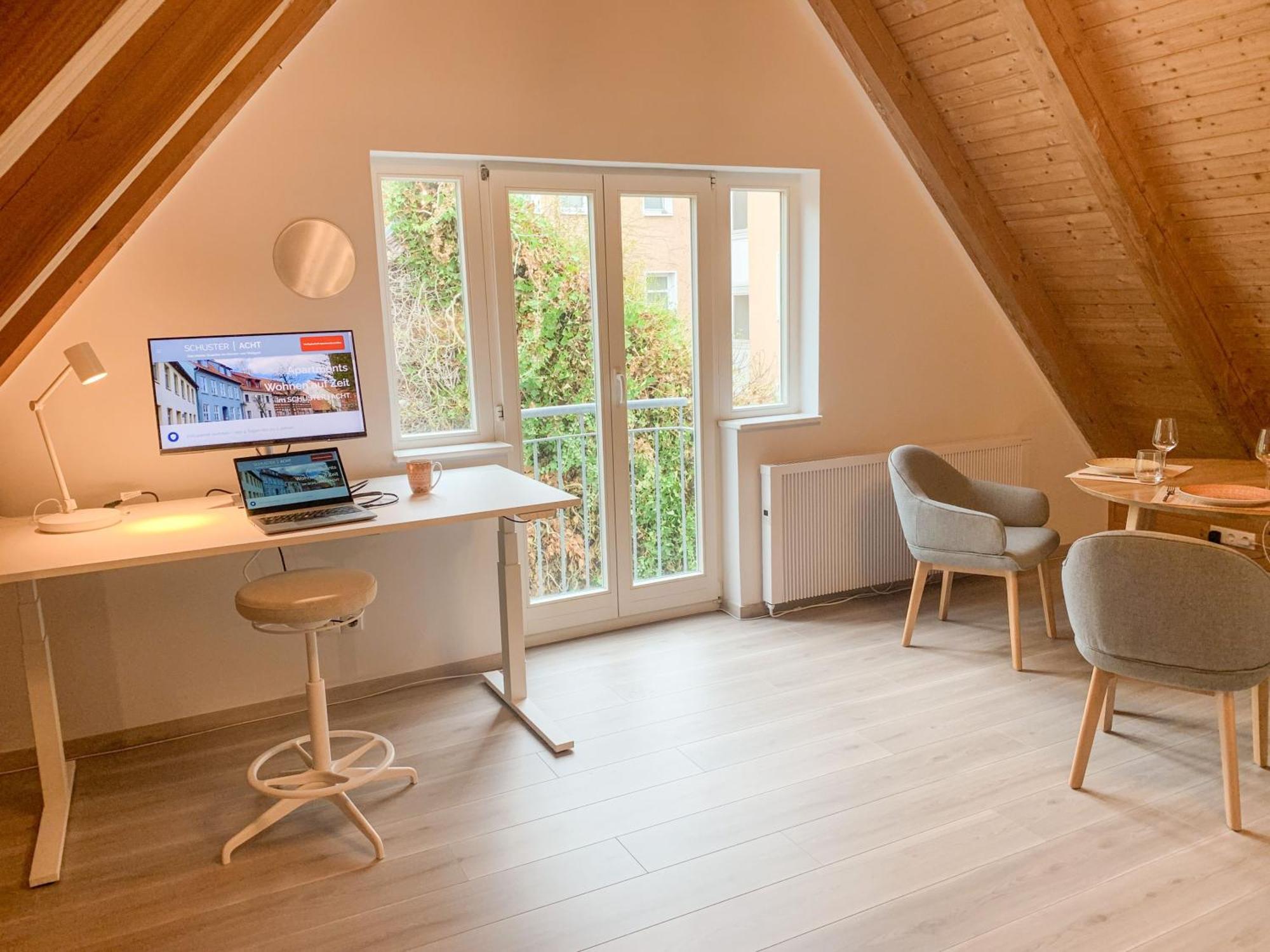 Business-Apartments Im Schuster-Acht 沃尔加斯特 外观 照片